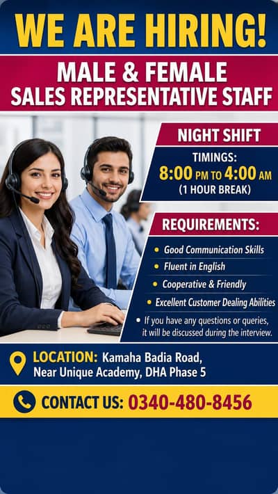 Need sales representative for night shift USA Mobility