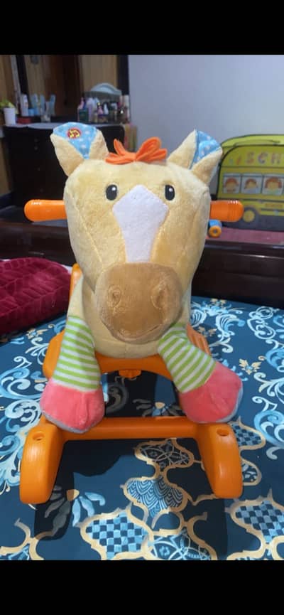imported baby rocking horse just two month used sildly