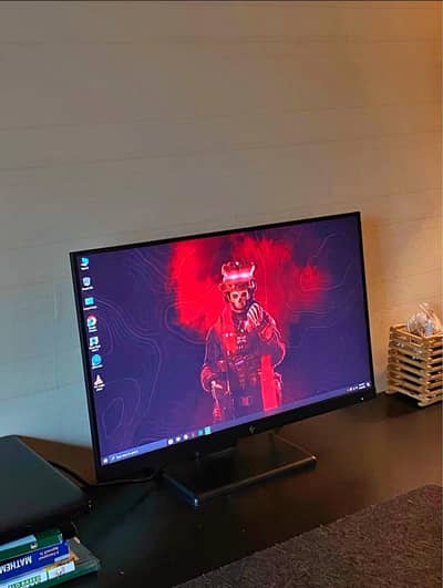 Hp Moniter (1080p 75 Hz) (Built-in Speaker) (All Port Available)
