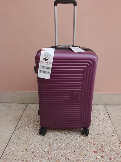 imported new travel suitcase