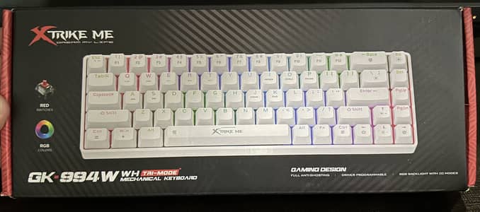 Xtrike me GK 994W  wireless White