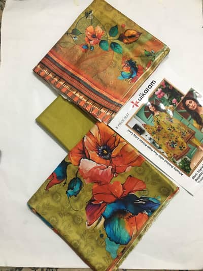 alkaram 3 piece suit printed