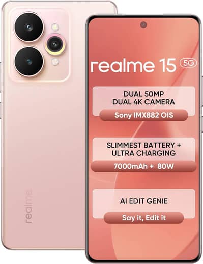 Realme 15 5g ( 12/512 ) 10/9.5 ( 1 Month remaining