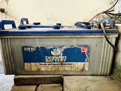 Daewoo battery DHV 150 12V/100AH | Maintenance Free