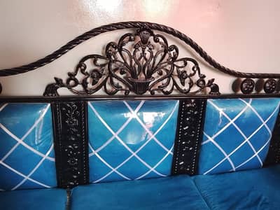 stylist iron sofa set for sale good condition