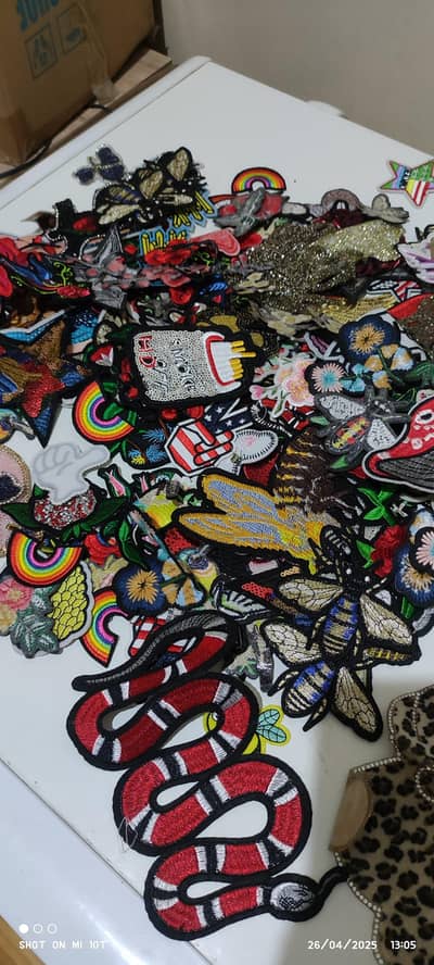 motifs, tools, fashion designing charts