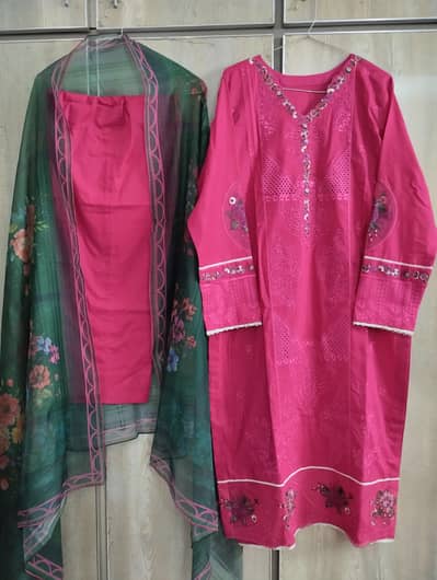 lawn Chickenkari 3pcs