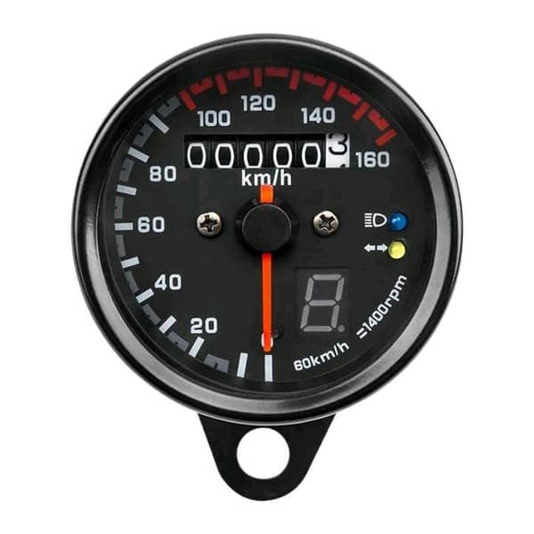Universol Motorcycle Gear Meter for CD70 and Honda 125 — Metal Body with Accurate Speedometer Display