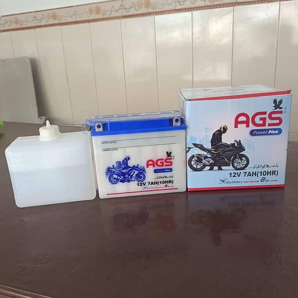 Motorcycle Honda AGS Battery  for cg 125 self /cb125f