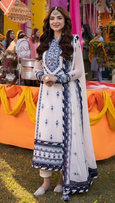chiffon 3 piece dress for sale Asim jofa semi formal