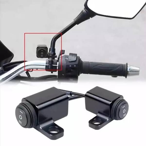 Motorcycle Aluminium Body 3-Way On/On/Off Switch for All LED Lights