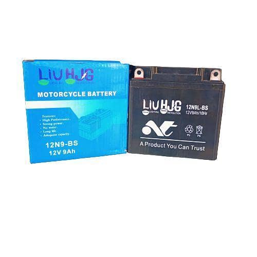 Motorcycle 12v 9ah high quality imported Gel battery for suzuki Gs 150 ( fresh stock use for quick self nd more led light install on bike )