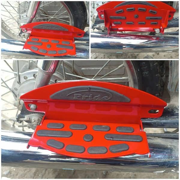 Motorcycle unbreakable universol folding footrest/paidan set for all cd70cc nd cg125self/clasic ( imported quality /attach paidan side plate )