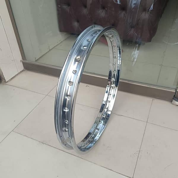 Motorcycle Pridor CD100/ GS150 Wheel rim 275* 18 ( Top Honda quality chrome