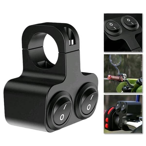 Motorcycle Fog Light On/Off Switch with 12V 10A Capacity (Waterproof with Aluminum Heat Sink)