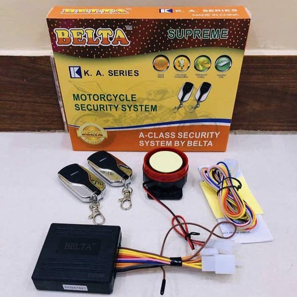 Belta Motorcycle Security Alarm Kit for CD125, YBR, CB150, Suzuki GD110, GS150