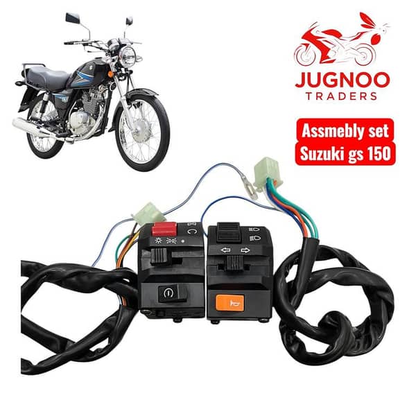 Motorcycle Suzuki GS 150 Grips Set / Handlebar Assembly Kit