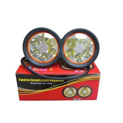 Universal 12 LED Metal Light for All Bikes and Cars