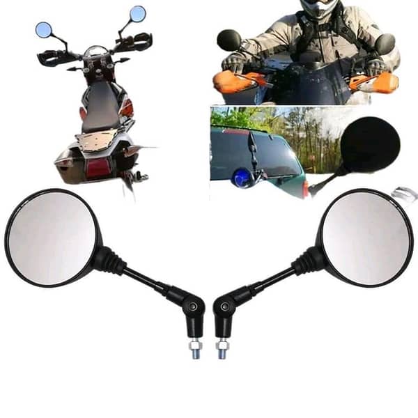 3-Point Adjustable BMW Style Mirrors for YBRG, YBR, YBZ, GS150SE, CB150F
