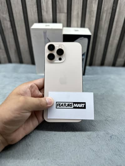 16 Pro Max | 99% | Under Warranty | 256GB | PTA Approved | Desert