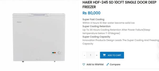 best haier freezer for sell