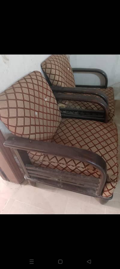 original sheesham wood sofa
