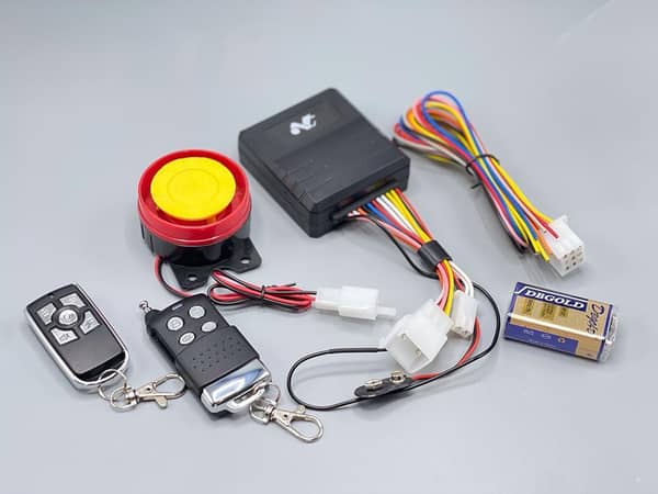 Motorcycle Security Alarm Kit with 500m Range for YBR, Honda, and Suzuki. .