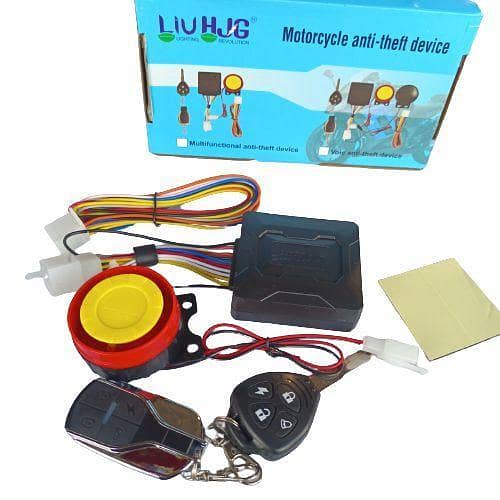 Motorcycle Security Alarm Remote Kit for Suzuki GS 150+, GD 110+, GR 150; Honda CG 125 SELF; YBR all models. . .