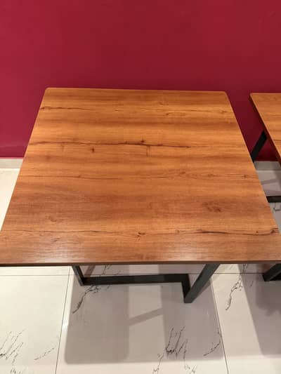 Square dining table