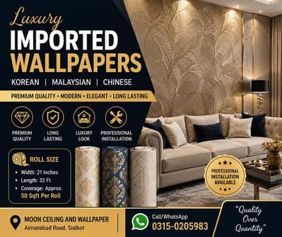 High End Roll Wallpapers | Luxury Interior Designs.