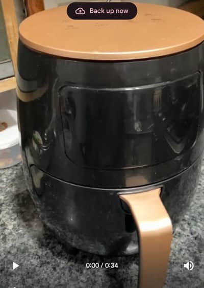 Air fryer touch system