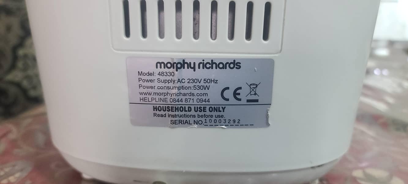 Murphy Richards bread maker 4