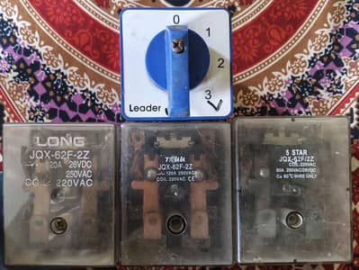 220 Relay (3pcs) & 1,3 Selector