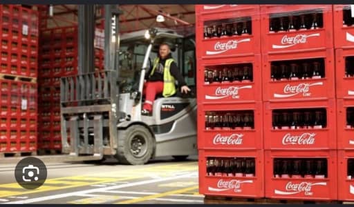 Munshi/ forklift operator at Coca Cola Agency