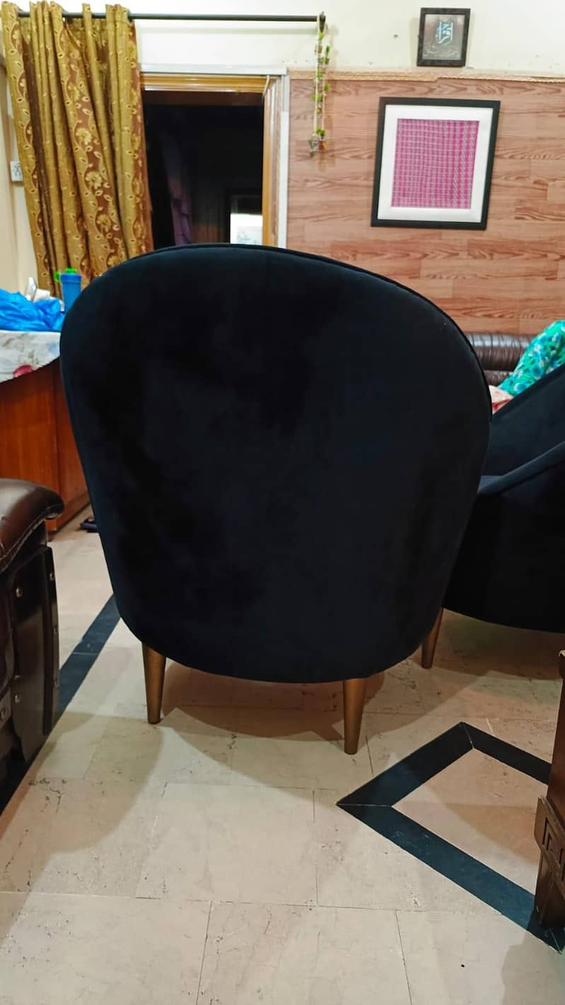 Black Sofa Set 5