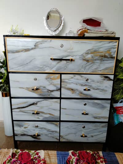 dressing table iron road with Woden drawers
