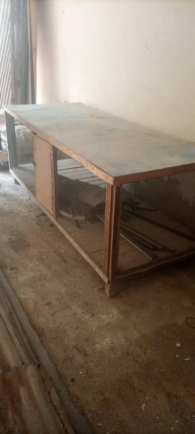 two hen cages