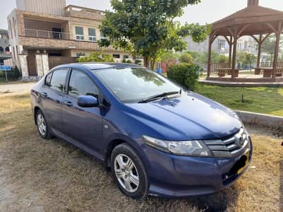 Blue Honda City 2010 Manual