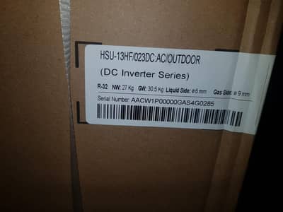 new 1 ton ac hair daba pack white colour
