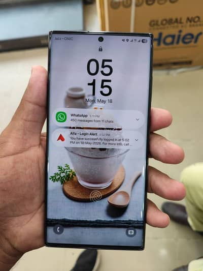 samsung s23 ultra 8-256 PTA Approved all ok sides py sheet lghi hai