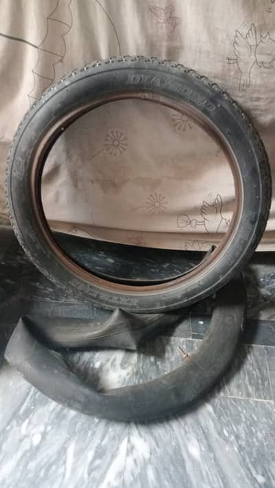 CG 125 Rear Tyre and Tube (Used)