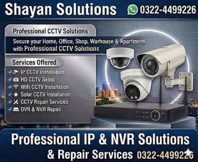 CCTV Camera Installation Services | Home & Office Security
