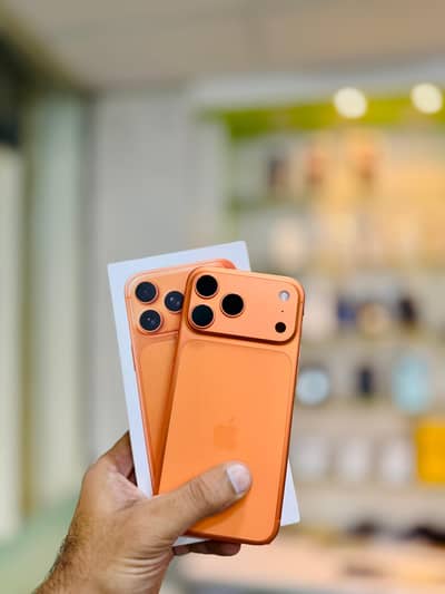 iPhone 17Pro Max 256GB Orange LLA Dual Esim Non PTA Complete Box