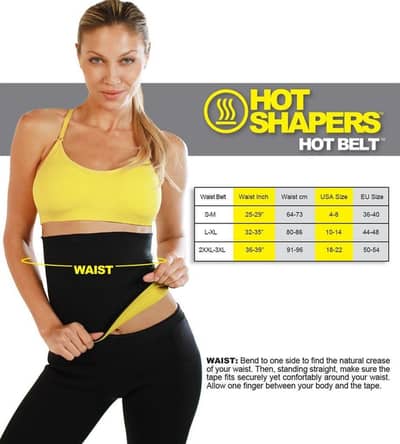 Hot Shapers Hot Belt – Premium Waist Trimmer (Brand New / Like New)