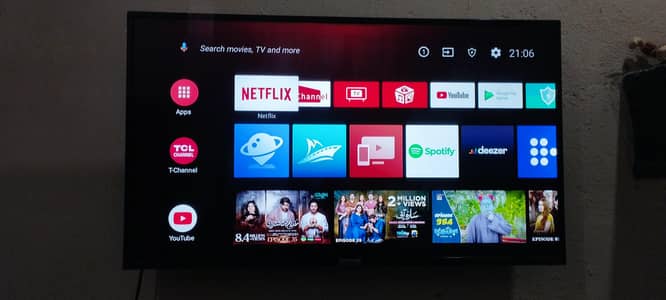 TCL android  led 40 inch model no L40S6500