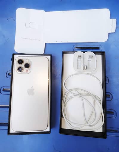 Iphone 12 Pro Max PTA Aproved 128gb Box, charger cable