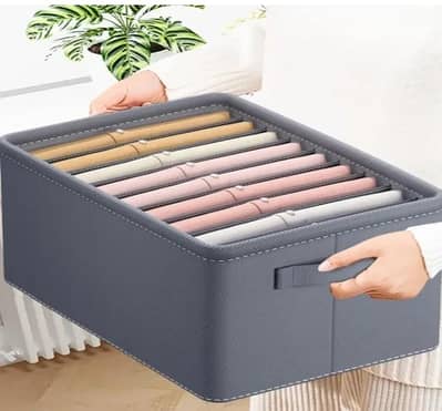 Storage Bag  6 pockets 6 Grids Washable Wardrobe Clothes Organizer