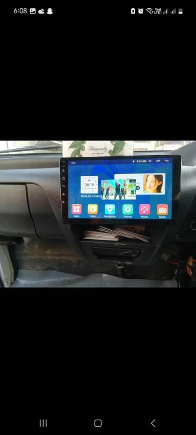 Amplifier 2 speakers, android screen camera
