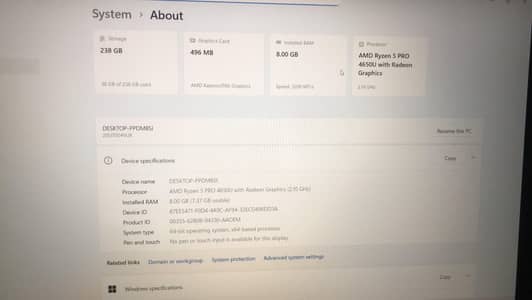 Amd ryzon 5 pro