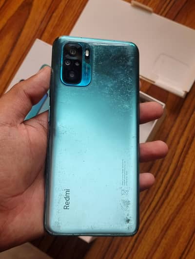Redmi note 10 4/128 with box charger